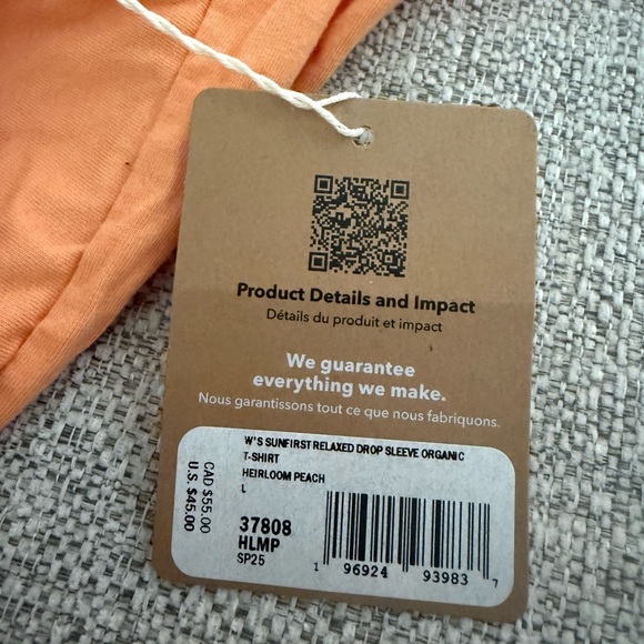 Patagonia Women's Sunfirst Relaxed Drop-Sleeve Organic T-Shirt - L - Picture 2 of 4